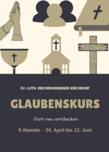 Glaubenskurs plakat